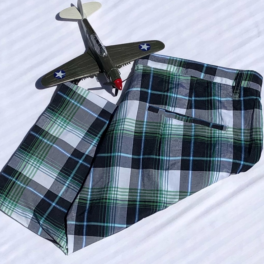 Casual Plaid Shorts